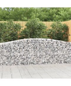 Coșuri gabion arcuite 8 buc, 400x50x80/100 cm, fier galvanizat