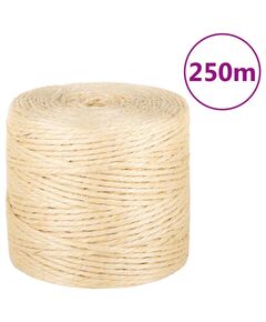 Frânghie, 250 m, sisal 100%, 4 mm