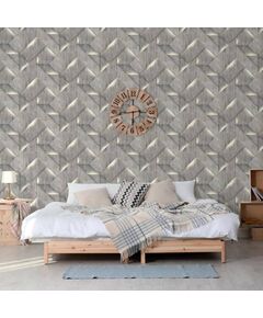 Dutch wallcoverings tapet onyx, gri închis