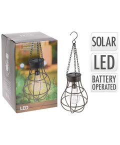 Progarden lampă cu bec solar, cu 10 led-uri, metal