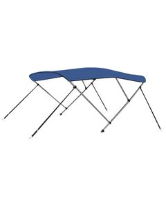 Parasolar barcă bimini cu 3 arcuri, albastru, 183x180x137 cm