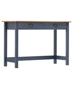 Masă consolă hill cu 2 sertare, gri, 110x45x74 cm, lemn pin