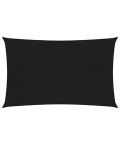 Pânză parasolar, negru, 2x4 m, hdpe, 160 g/m²