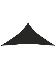 Pânză parasolar, negru, 5x6x6 m, hdpe, 160 g/m²