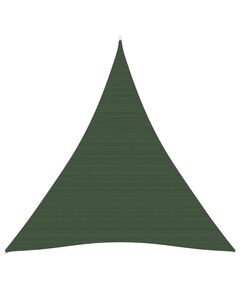 Pânză parasolar, verde închis, 4x5x5 m, hdpe, 160 g/m²