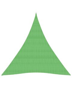 Pânză parasolar, verde deschis, 5x6x6 m, 160 g/m², hdpe