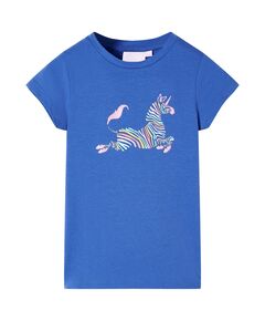 Tricou pentru copii, albastru cobalt, 116