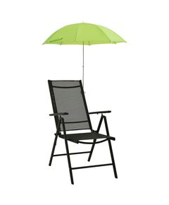 Umbrele pentru scaun de camping, 2 buc., verde, 105 cm