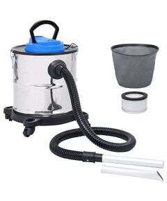 Aspirator de cenușă filtru hepa, 1200 w, 20 l, oțel inoxidabil