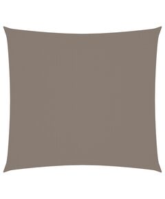 Parasolar, gri taupe, 2,5x2,5 m, țesătură oxford, pătrat