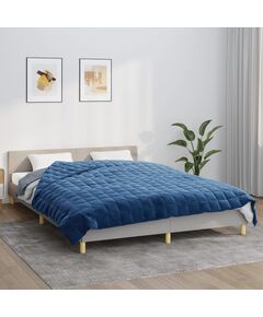 Pătură grea, albastru, 220x230 cm, 11 kg, material textil