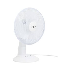 Ventilator de masă cu 3 viteze, alb, 30 cm, 40 w