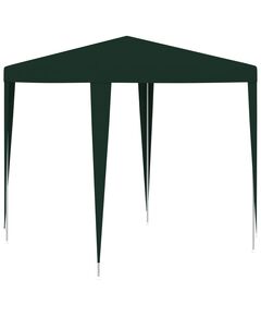 Cort de petrecere profesional, verde, 2 x 2 m