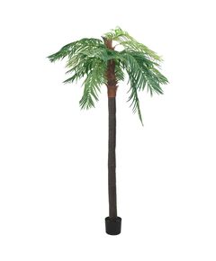 Plantă artificială palmier phoenix cu ghiveci, verde, 305 cm