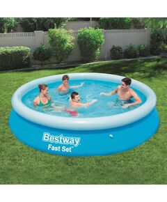 Bestway piscină gonflabilă fast set, 366x76 cm, rotundă, 57273