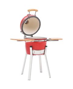 Grătar cu afumătoare kamado, 76 cm, ceramică