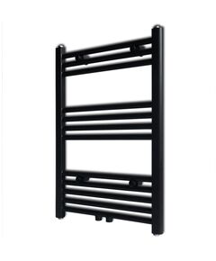 Radiator port-prosop încălzire centrală baie drept negru 500 x 764 mm