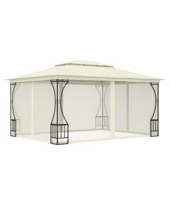 Pavilion cu plase, crem, 300 x 400 x 265 cm