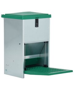 Dozator automat de hrană pentru păsări de curte, cu banda, 8 kg