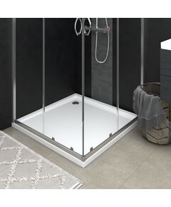 Cădiță de duș pătrată din abs, 90x90 cm