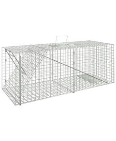 Capcană pentru animale 64,5x25x26,5 cm, fier galvanizat