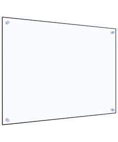 Panou antistropi bucătărie transparent 80x60 cm sticlă securiz.