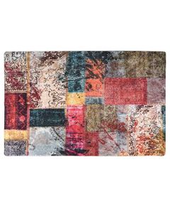 Covor lavabil, mozaic multicolor, 80x150 cm, antiderapant