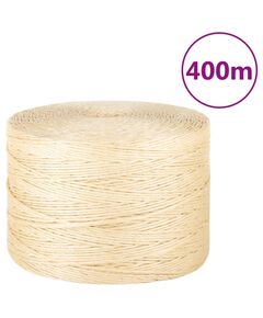 Frânghie, 400 m, sisal 100%, 3 mm