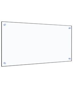 Panou antistropi bucătărie transparent 80x40 cm sticlă securiz.