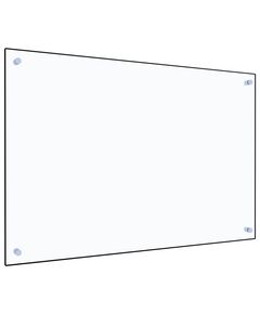 Panou antistropi bucătărie transparent 90x60 cm sticlă securiz.