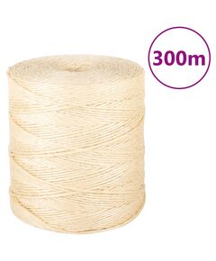 Frânghie, 300 m, sisal 100%, 2 mm