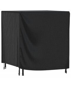 Husă mobilier de grădină negru 116x100x120 cm impermeabilă 420d