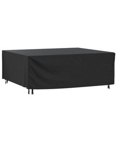 Husă mobilier de grădină negru 200x160x70 cm impermeabilă 420d