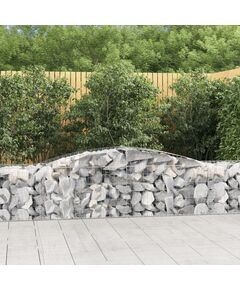 Coș gabion arcuit 400x50x60/80 cm fier galvanizat