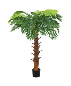 Palmier cycas artificial cu ghiveci, verde, 160 cm