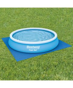 Bestway pânză de sol pentru piscină flowclear, 396 x 396 cm