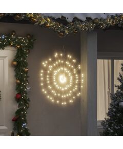 Lumină stelară de crăciun 140 led-uri alb cald 17 cm