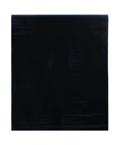 Folie pentru fereastră statică, negru mat, 60x2000 cm, pvc