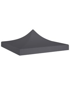 Acoperiș pentru cort de petrecere, antracit, 2 x 2 m, 270 g/m²