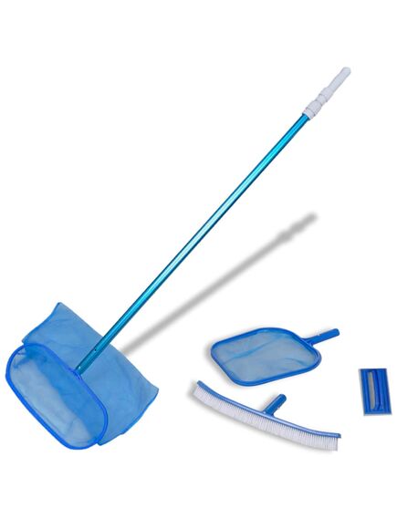 Set de curățare a piscinei 1 perie 2 skimmere 1 tub telescopic