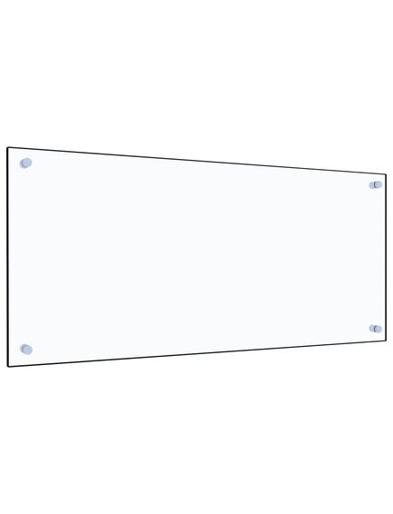 Panou antistropi bucătărie transparent 90x40 cm sticlă securiz.