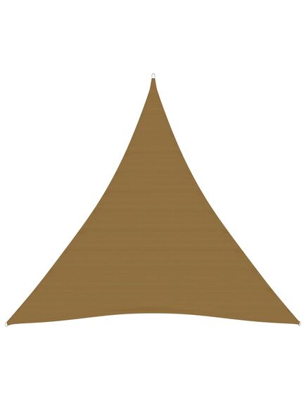 Pânză parasolar, gri taupe, 4,5x4,5x4,5 m, hdpe, 160 g/m²