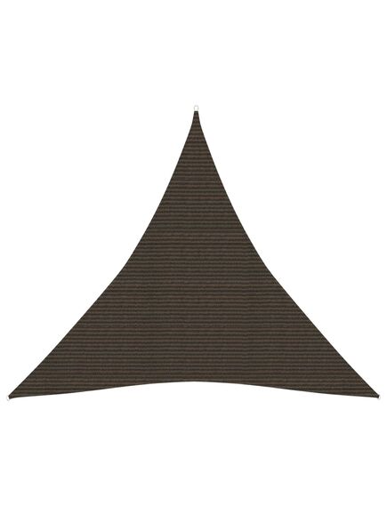 Pânză parasolar, maro, 4,5x4,5x4,5 m, hdpe, 160 g/m²