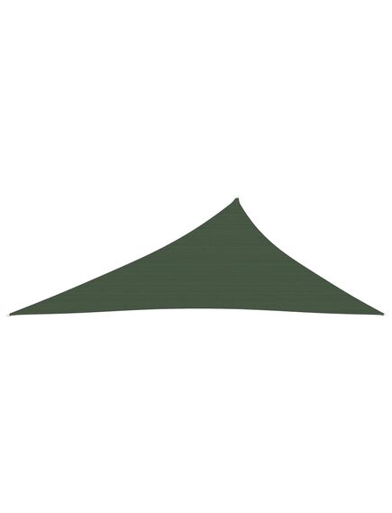 Pânză parasolar, verde închis, 4x5x6,8 m, hdpe, 160 g/m²