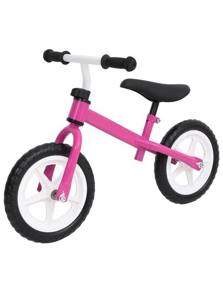 Bicicletă pentru echilibru 9,5 inci, cu roți, roz