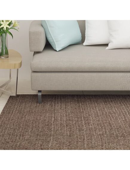 Covor din sisal natural, maro, 80x250 cm