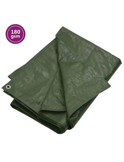 Prelată 180 g/m², verde, 3x4 m, hdpe