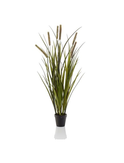 Emerald iarbă artificială cattails, 85 cm, în ghiveci