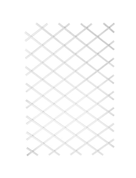 Nature gard de grădină tip trellis, 50 x 150 cm pvc, alb, 6040701