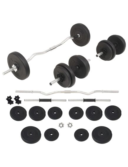 Set de haltere și gantere 30 kg